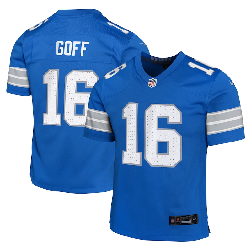 None Jared Goff Detroit Lions Dynamic Collector's Item Football Appare