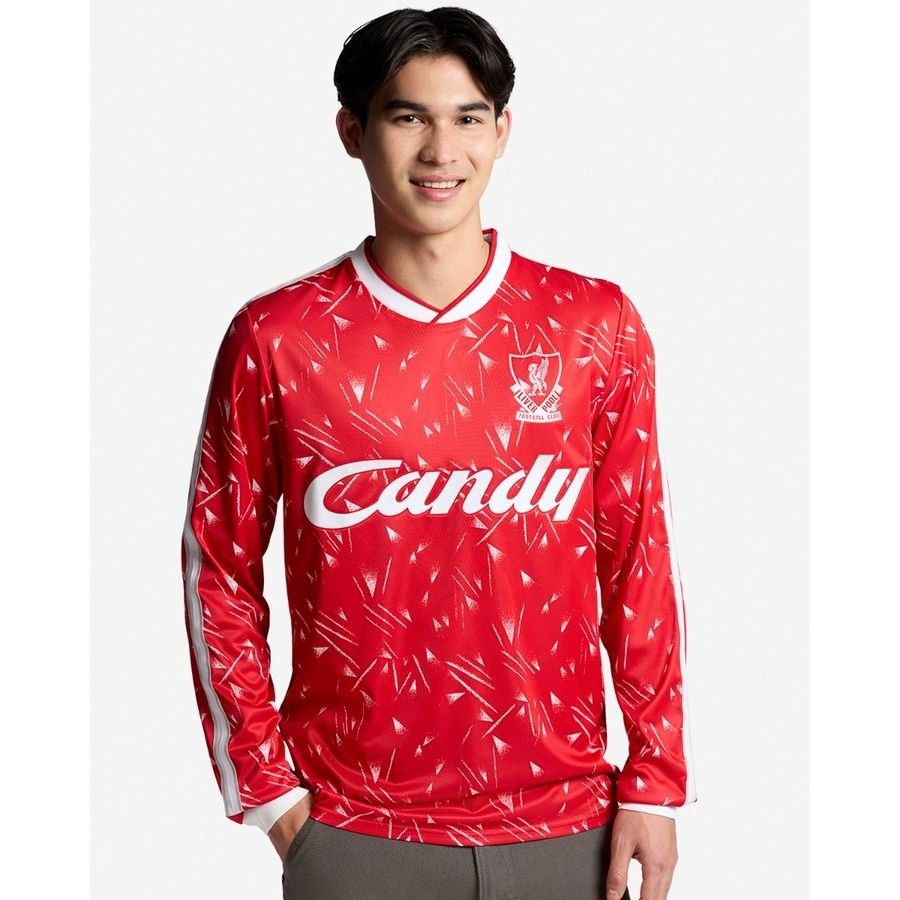 Liverpool Home Shirt 1989/91 Long Sleeves In Multiple Adult Sizes