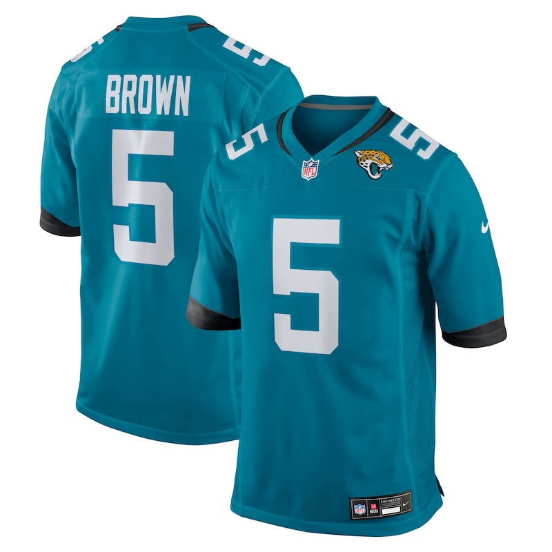 None Dyami Brown JAX Jaguars Sleek Game-Ready Jersey Game Day Wear