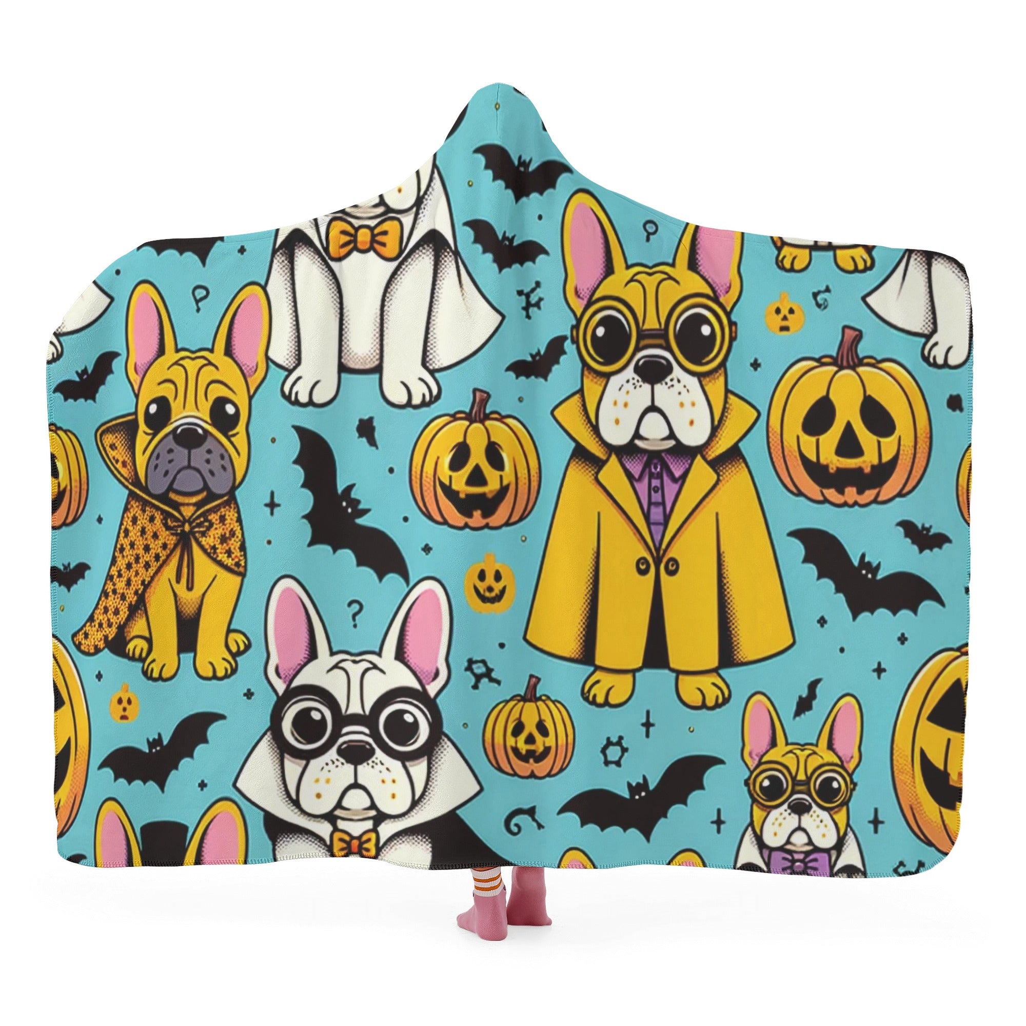 French Bulldog Piper Hooded Blanket Essential Dog Supply