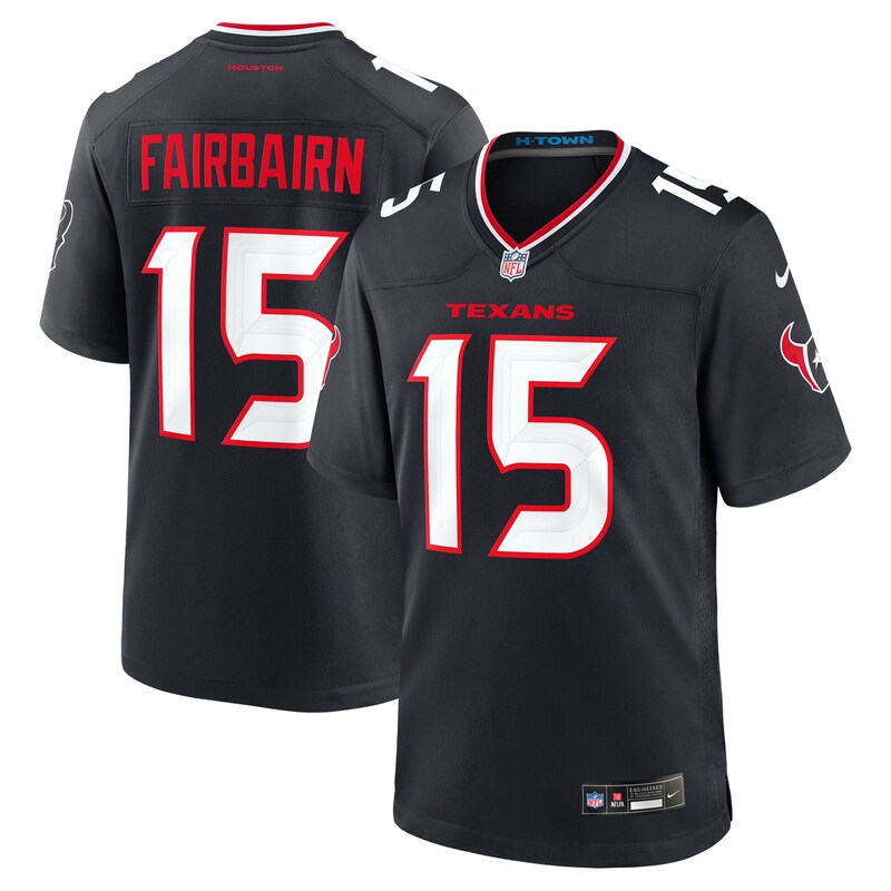 None Kaimi Fairbairn Record-Breaker HOU Texans Premium Jersey