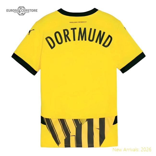 Trending 2024-2025 Borussia Dortmund Cup Shirt (Kids) (Brandt 19)