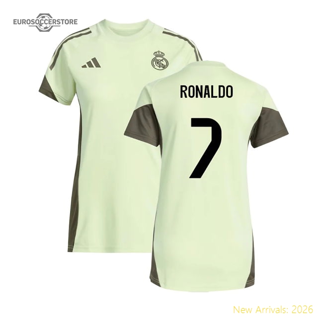 Premium-grade 2025-2026 Real Madrid Training Jersey (almost Lime)