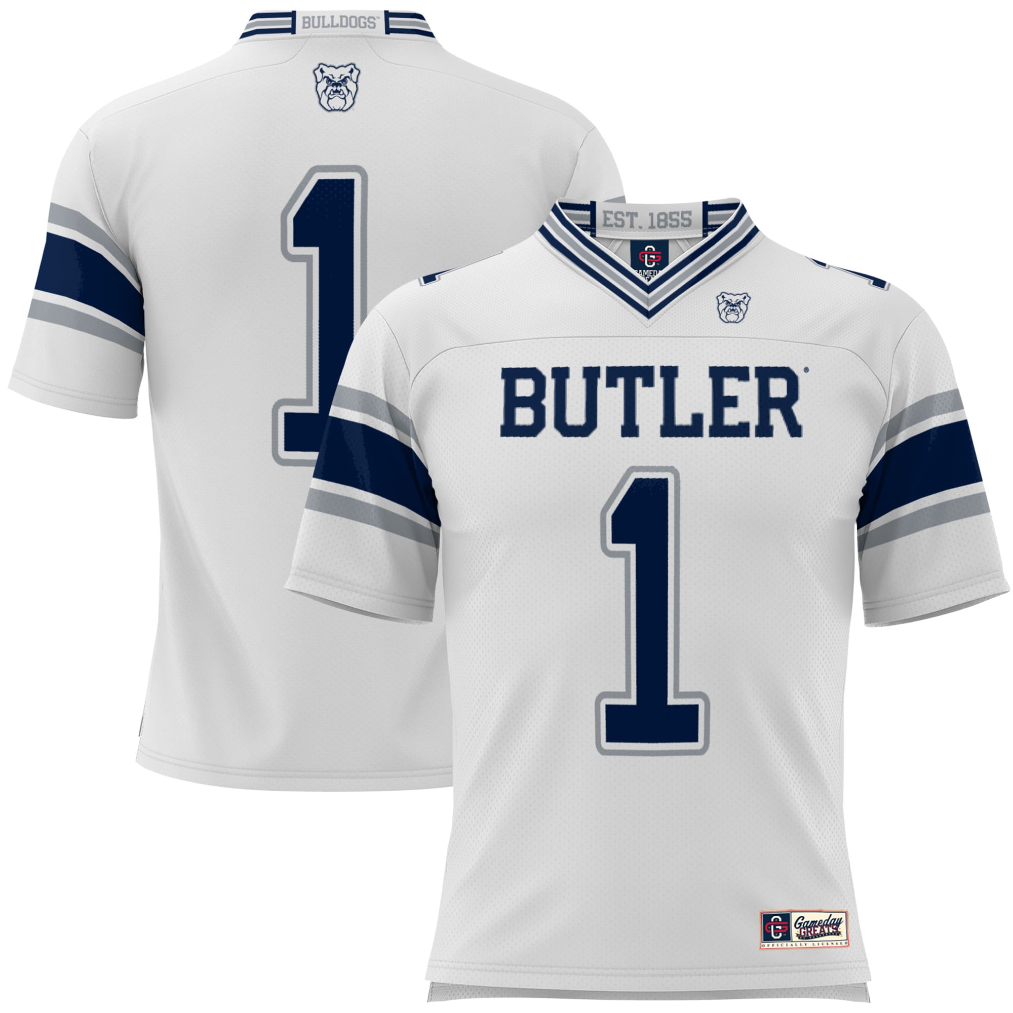 #1 Butler Bulldogs GameDay Greats Youth 26/27 Football Jersey - White