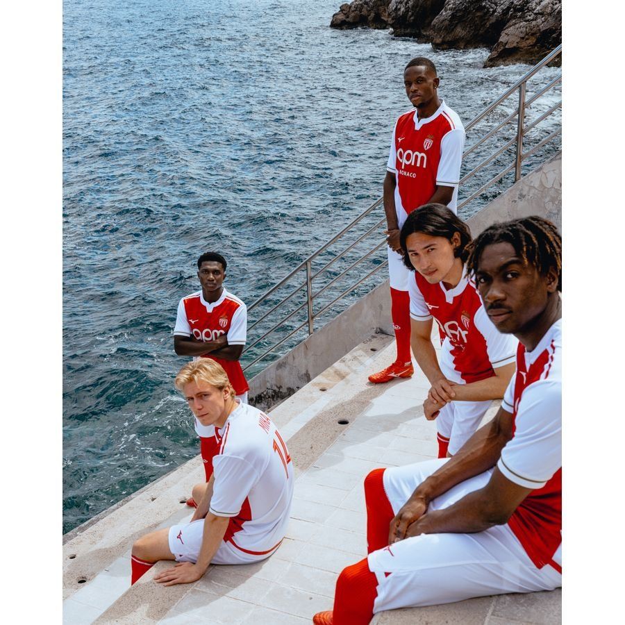 As Monaco Home Shirt 2025/26 For Algeria Football Fans