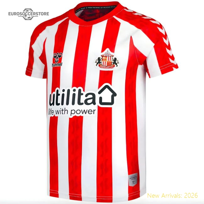 Official 2024-2025 Sunderland Home Shirt (kids) - Premium Quality