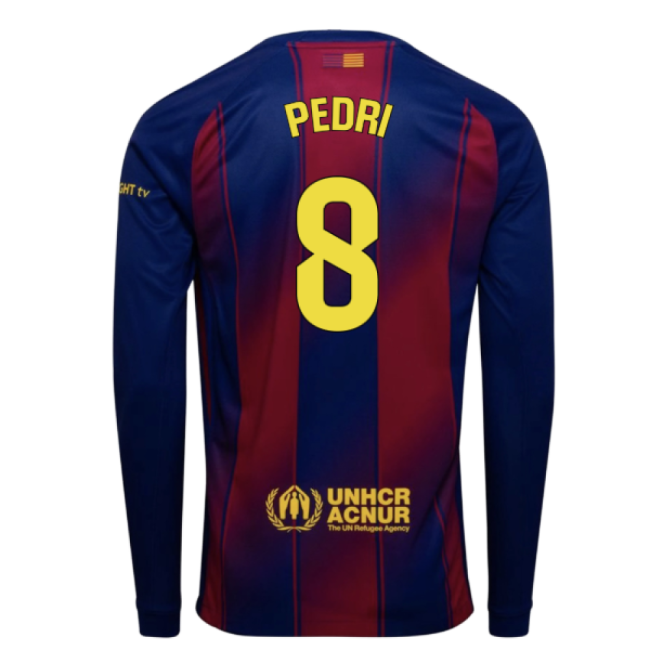 Barcelona Primera Division Pedri Home Elite Jersey Adidas Climacool