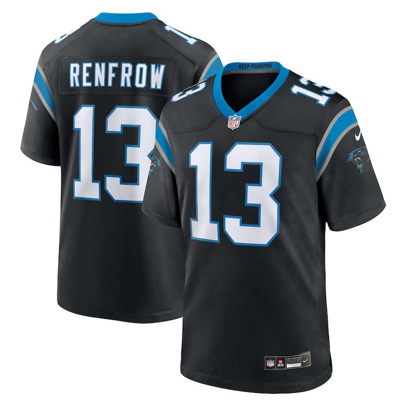 None Hunter Renfrow CAR Panthers Genuine Authentic Jersey for NFL Fans