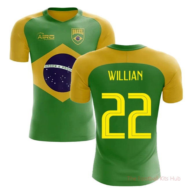 [EFS] 2025/26 Brazil Flag Football Shirt (Willian 22)