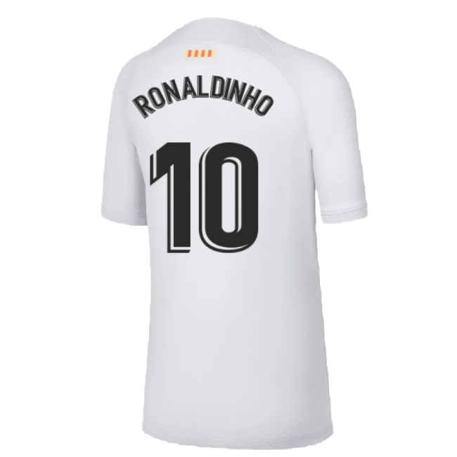 Luxury 2022-2023 Barca Third Jersey (kids) (ronaldinho 10)