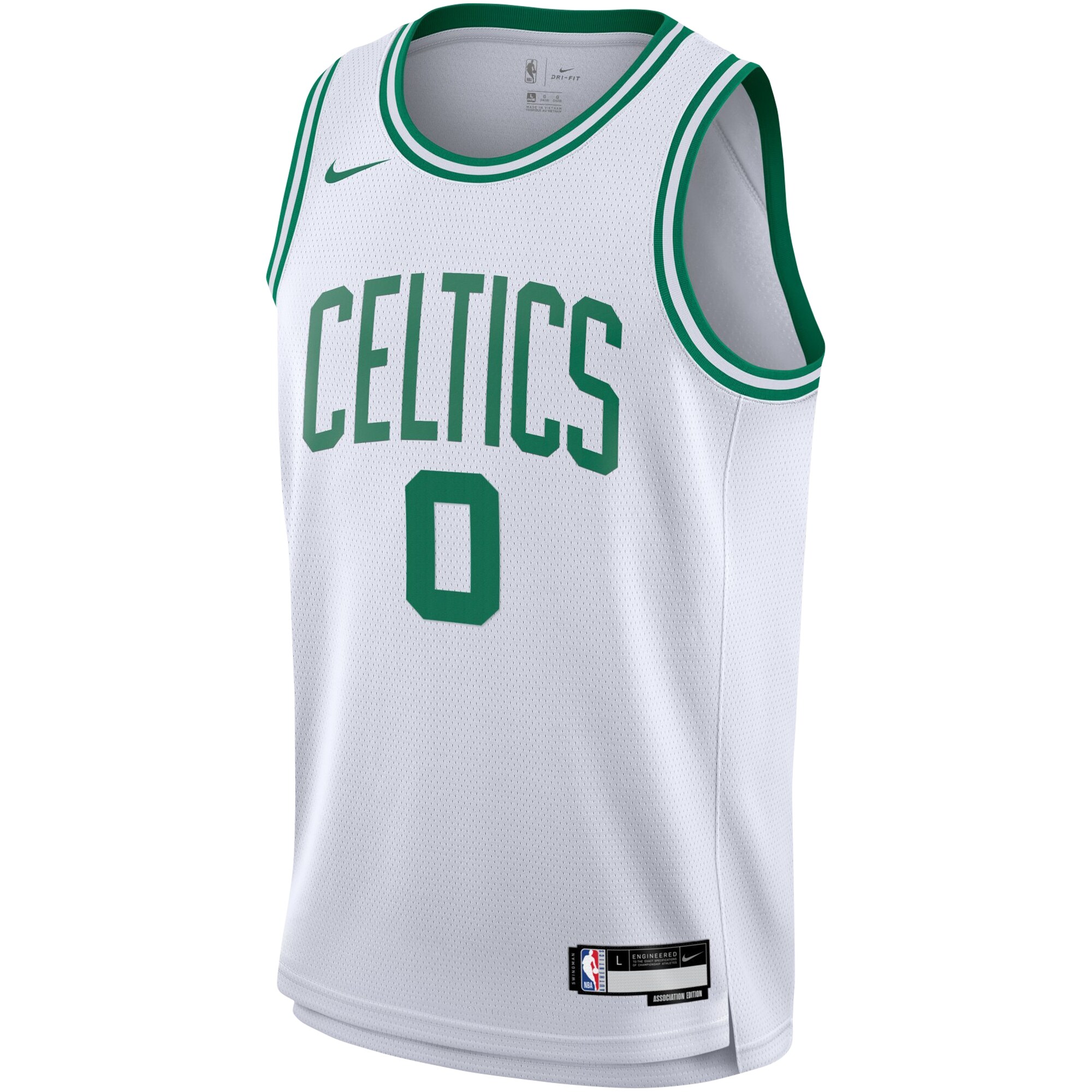 [LK] Jayson Tatum #0 Boston Celtics Youth Swingman Jersey - Association Edition - White
