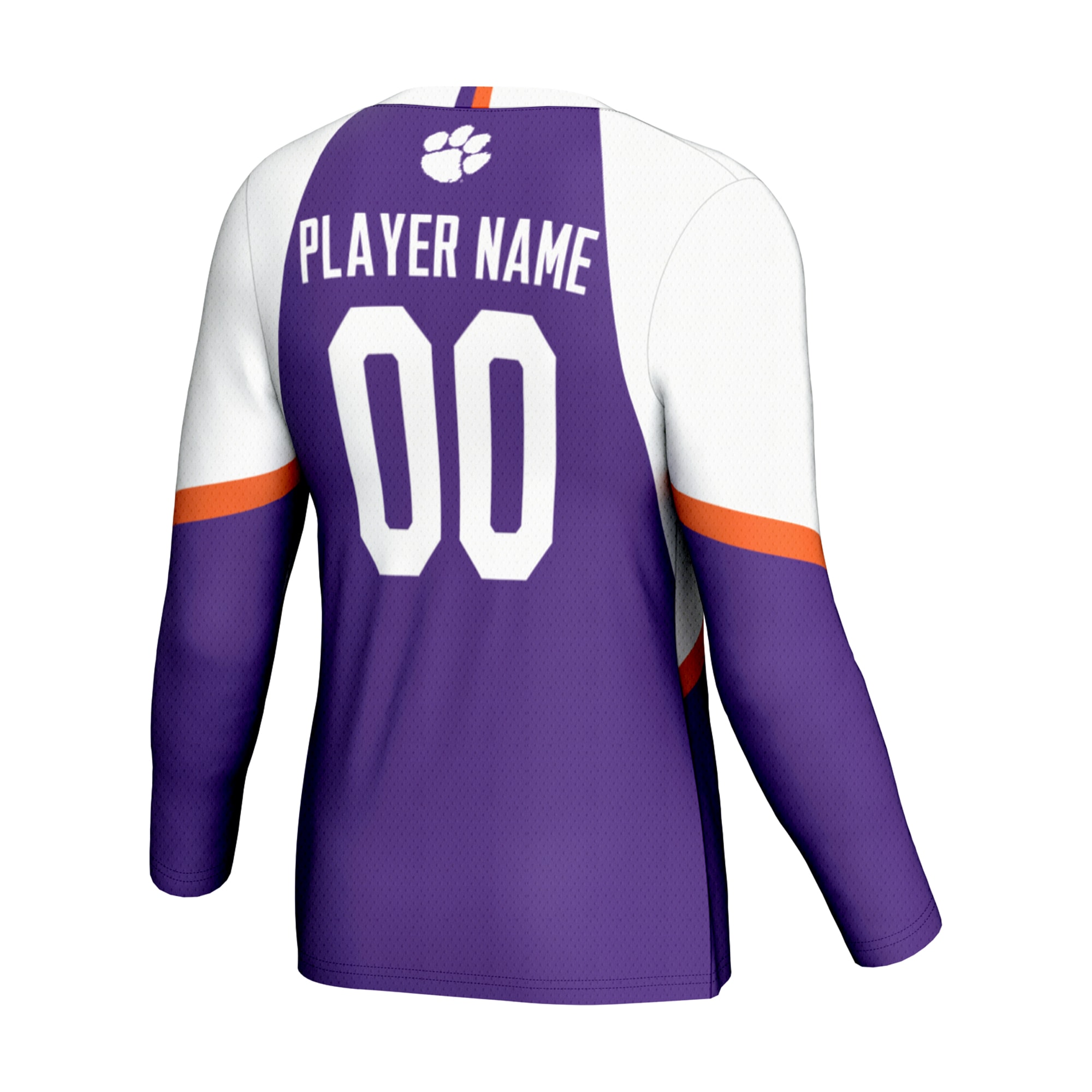 [NJP] Clemson Tigers GameDay Greats Youth NIL Lightweight Volleyball Jersey - Purple