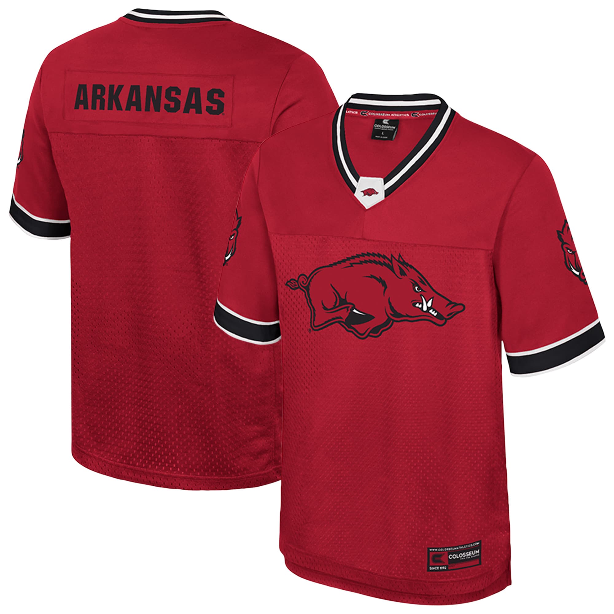 Arkansas Razorbacks Colosseum Nothing But The Hits 2026/2027 Football Jersey - Cardinal