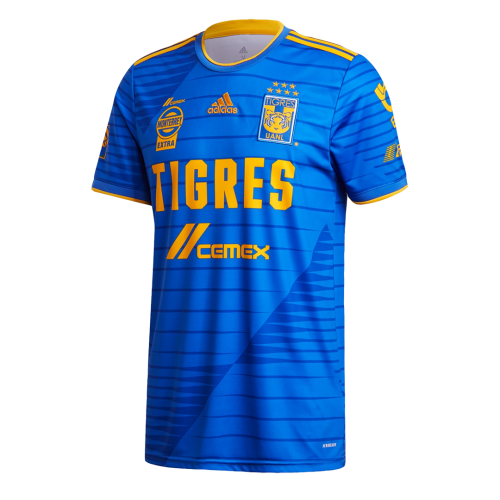20-21 Tigres UANL Away Blue Soccer Jersey Shirt - Official Replica
