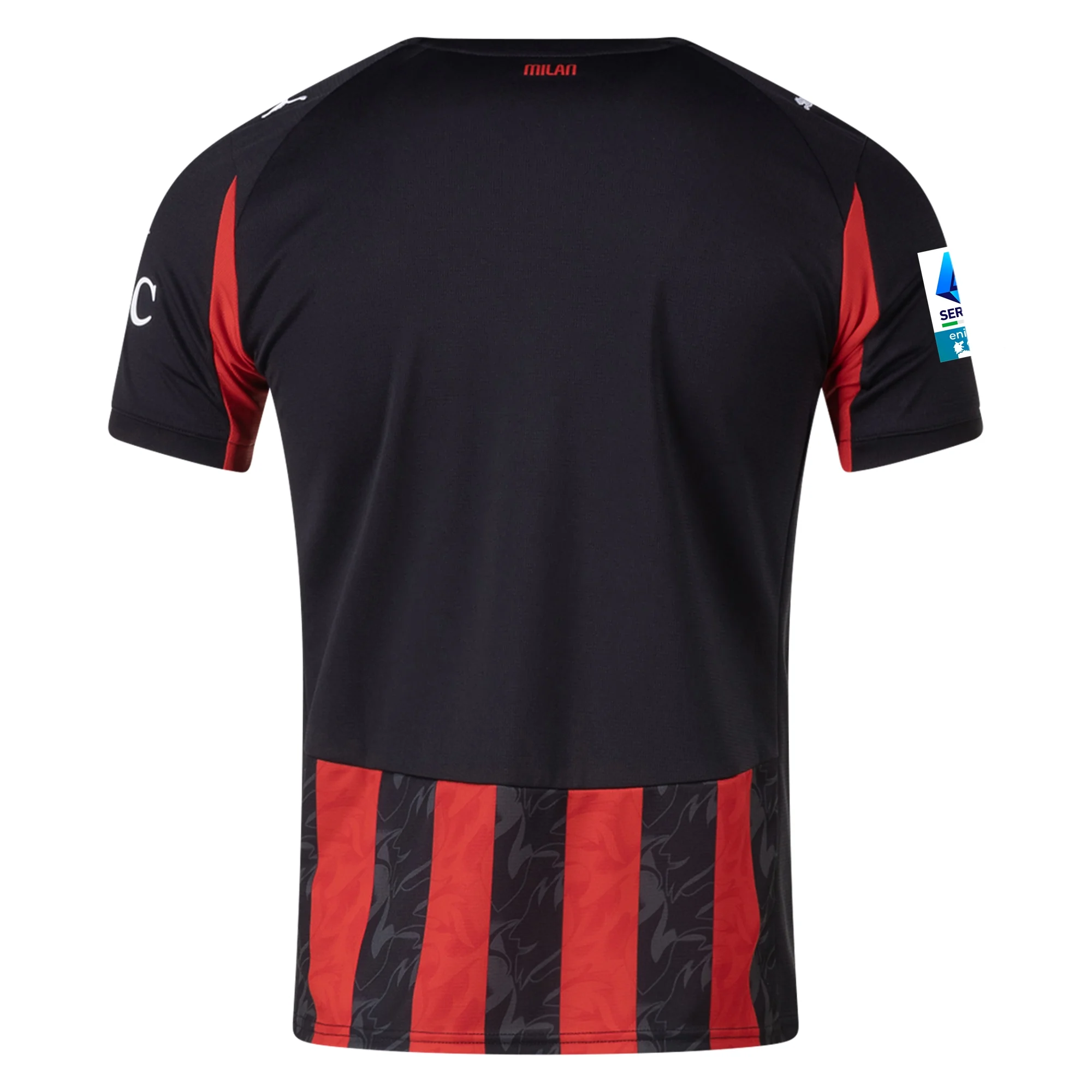 AC Milan A Patch 2025-2026 Serie A Home Jersey – Authentic Shirt