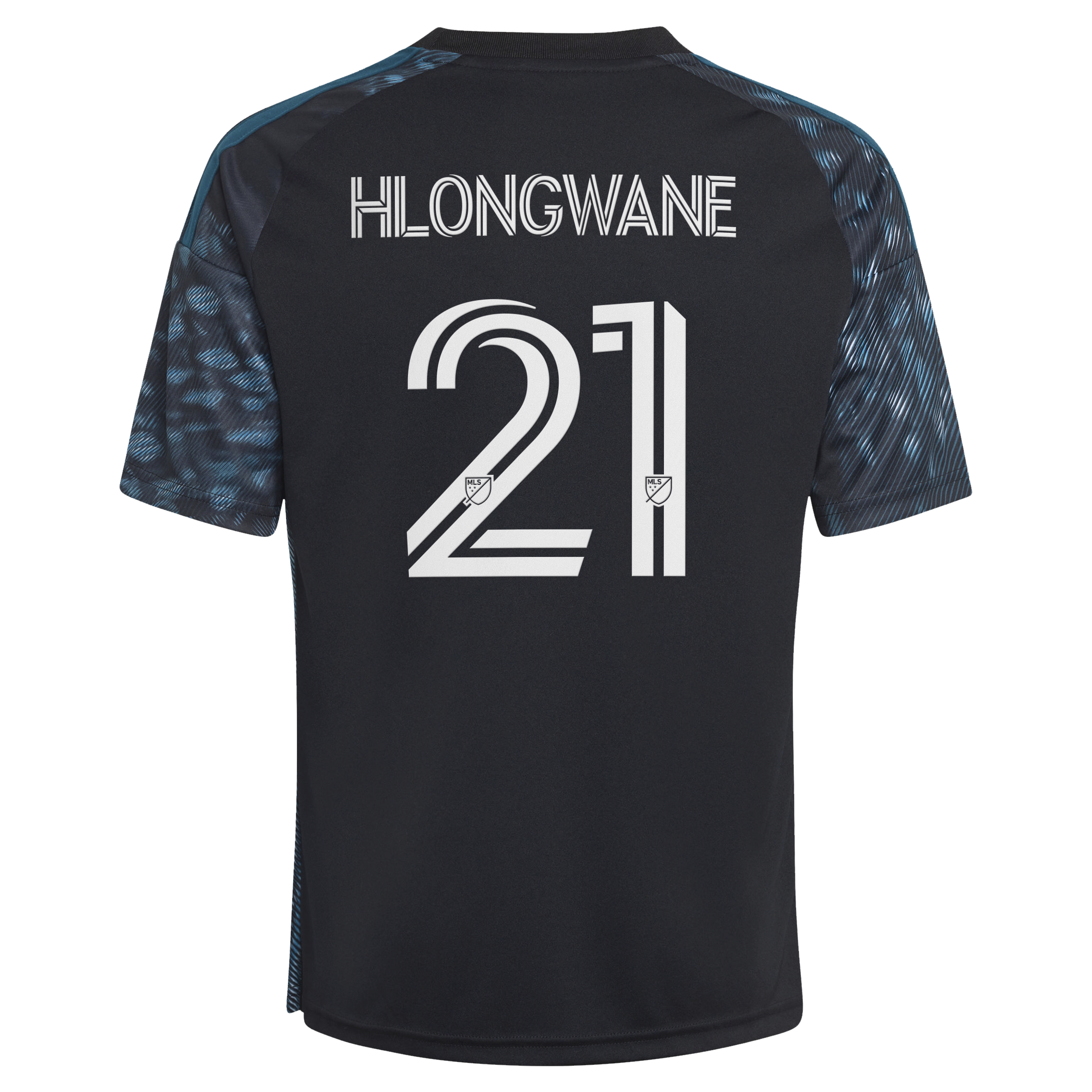 [SJH] Bongokuhle Hlongwane Minnesota United FC Youth 2026 The Decade Kit Replica Jersey - Black