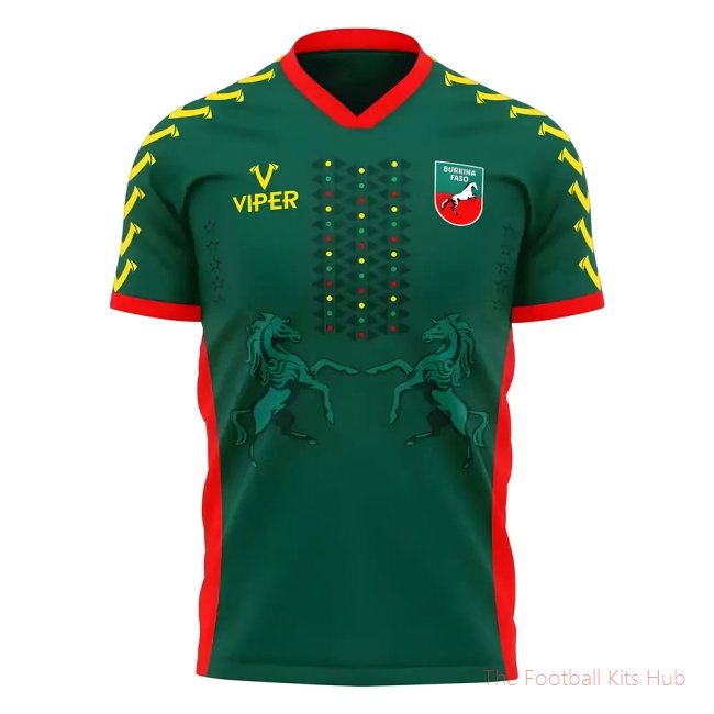 Burkina Faso 2025-2026 Home Concept Football Kit (Viper)