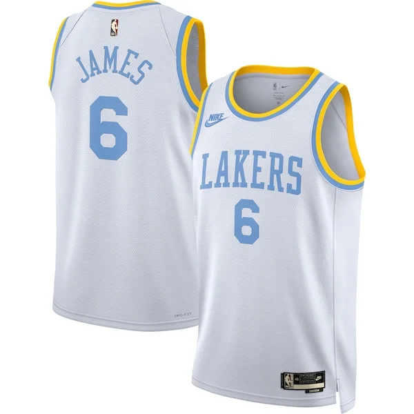 High-Quality LeBron James LAL NBA Jersey - White - Great Value