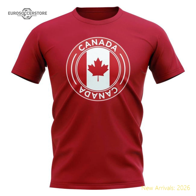 North American Hopefuls Football Badge T-shirt (red) - Fantastic Value