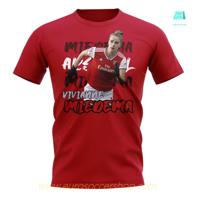 Vivianne Miedema Graphic Player Tee (Red)