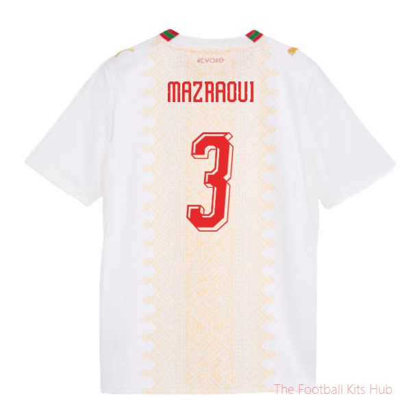 2026-2027 Morocco Away Shirt (Kids) (Mazraoui 3)