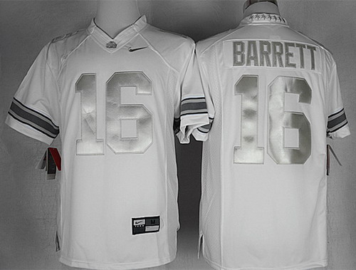 Men's OSU Ohio White 2024 game jersey None #16 comfortable Jersey
