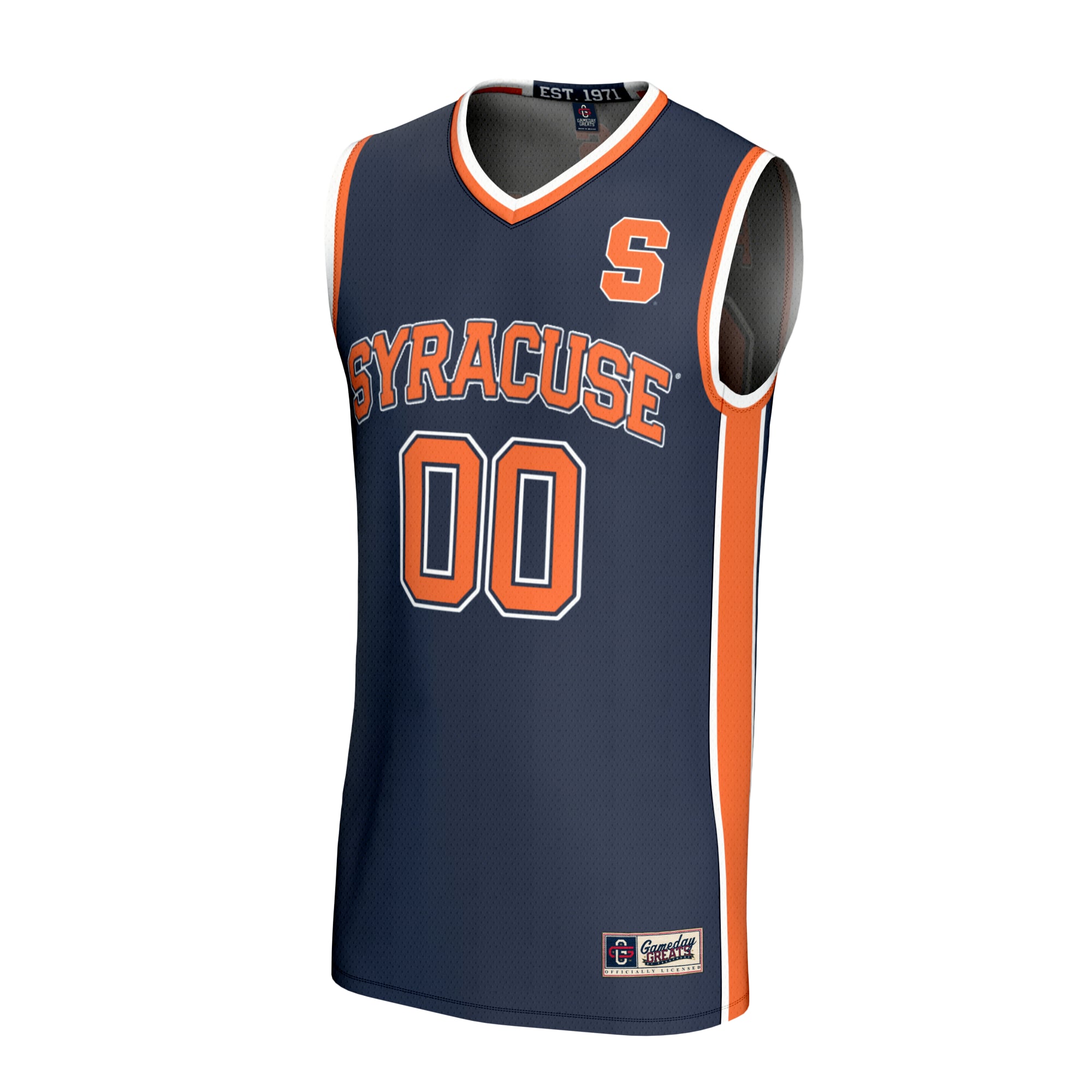 Syracuse Orange GameDay Greats Youth Lightweight Collegiate Men's Basketball NIL Pick-A-Player Fashion Jersey - Navy