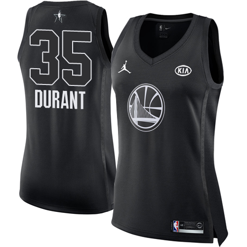 Warriors Kevin Durant #35 Performance 2018 Icon NBA Swingman Jersey