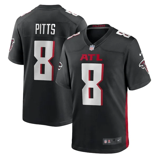 None Kyle Pitts Game Jersey - Black | NFL Player Jersey | NFL Football