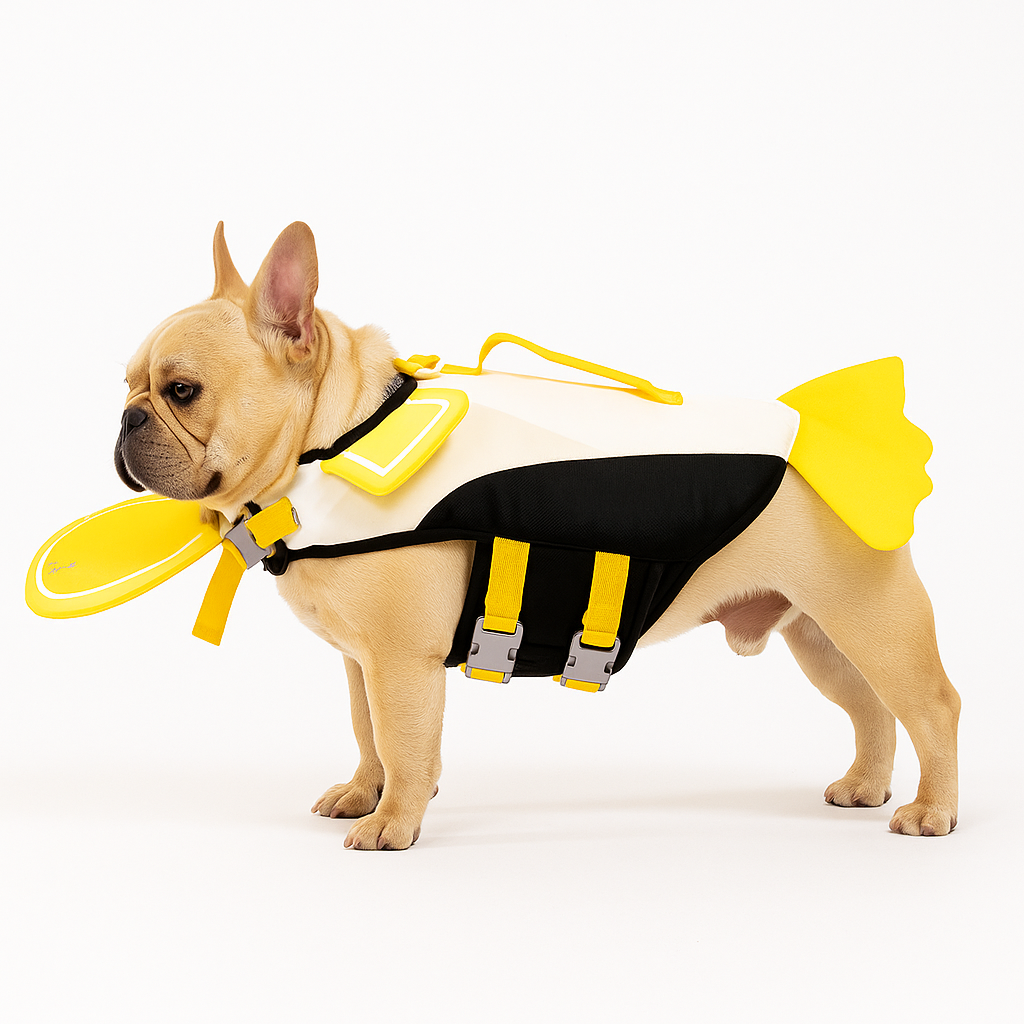 French Bulldog Frenchie Penguin Life Jacket – High Buoyancy Summer Swim