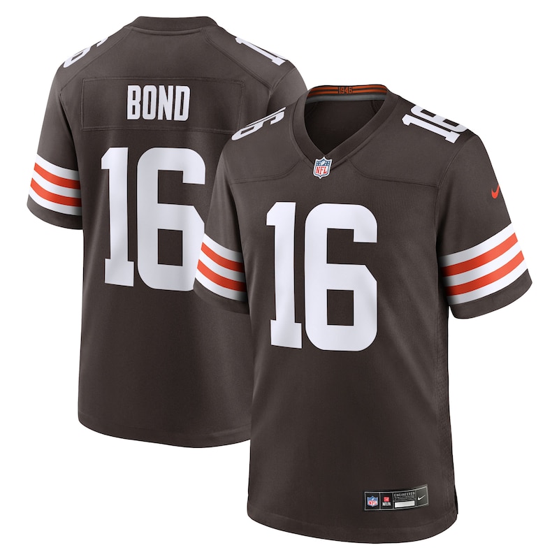 None Isaiah Bond CLE Browns Championship Officially Licensed Jersey