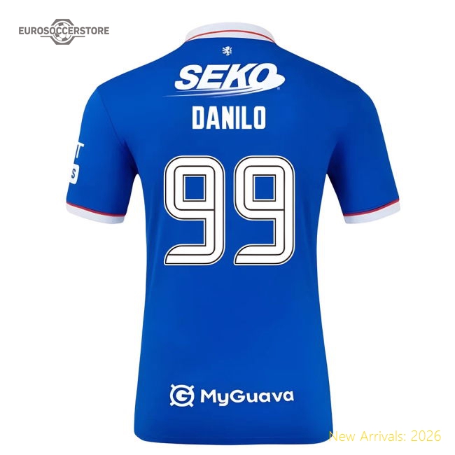Football Team Kids Hypoallergenic Danilo Jersey 2025-2026 Easy-care