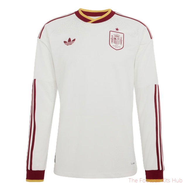 2026-2027 Spain Authentic Long Sleeves Away Shirt