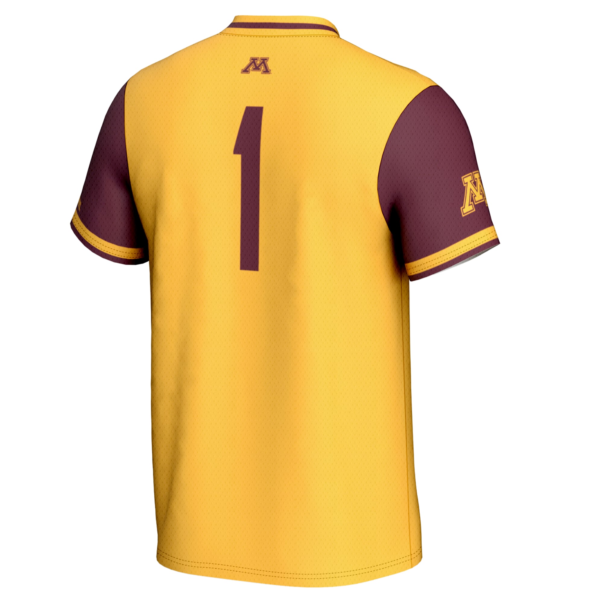 #1 Minnesota Golden Gophers GameDay Greats Unisex Lightweight Softball Jersey - Gold