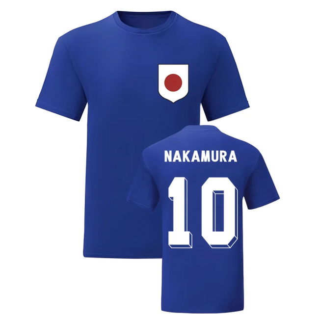 Top-Tier Pro-Grade Shunsuke Nakamura Japan National Hero Tee (Blue)