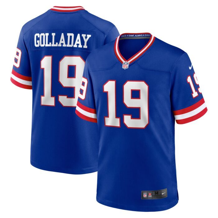 None Men's NY Giants Sleek Premium-Quality Jersey Game Day Wear