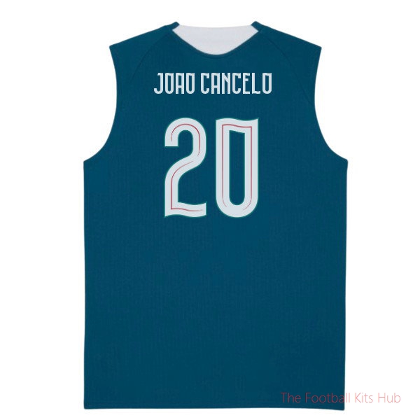 2026-2027 Portugal Sleeveless Training Jersey (Ocean Tropic) (Joao Cancelo 20)