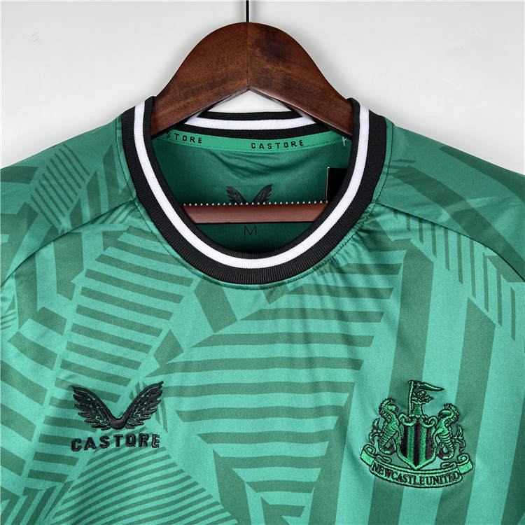 2324 Newcastle United Away Green Soccer Jersey Football Shirt -