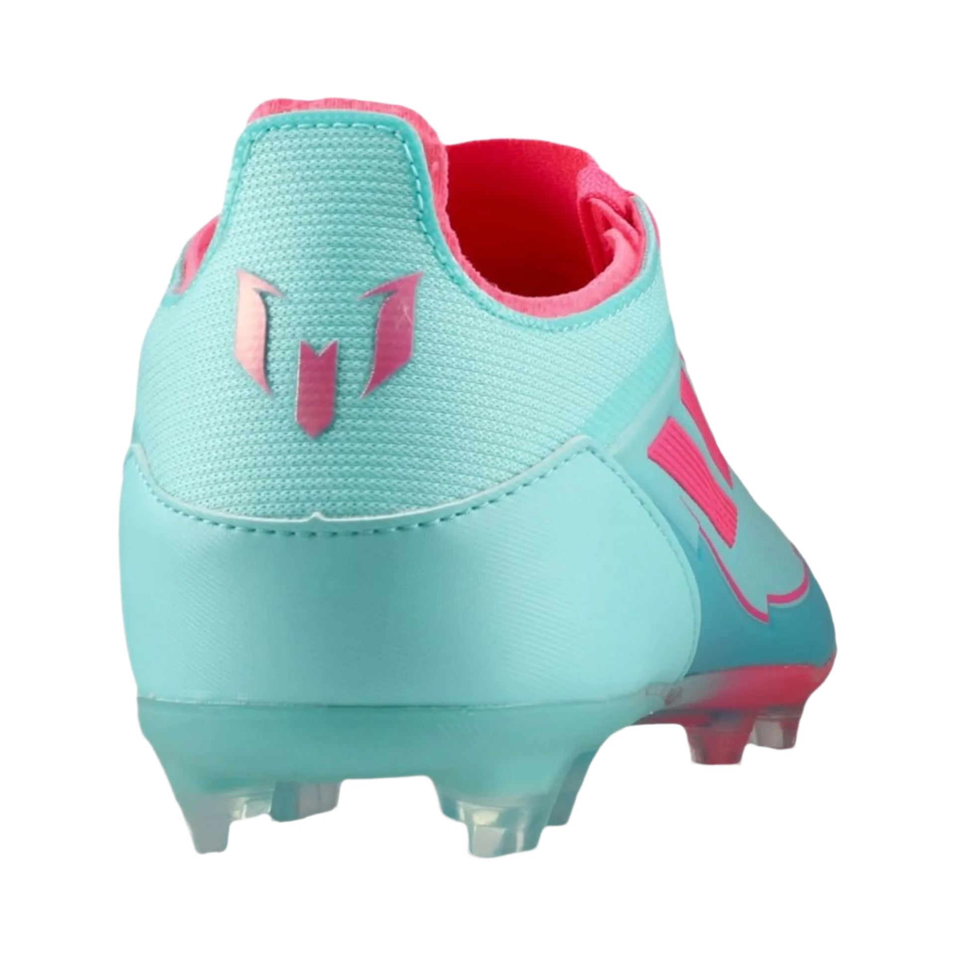 adidas Youth Jr. F50 Messi Elite Firm Ground Junior Soccer Cleats (Aqua/Lucid Pink)