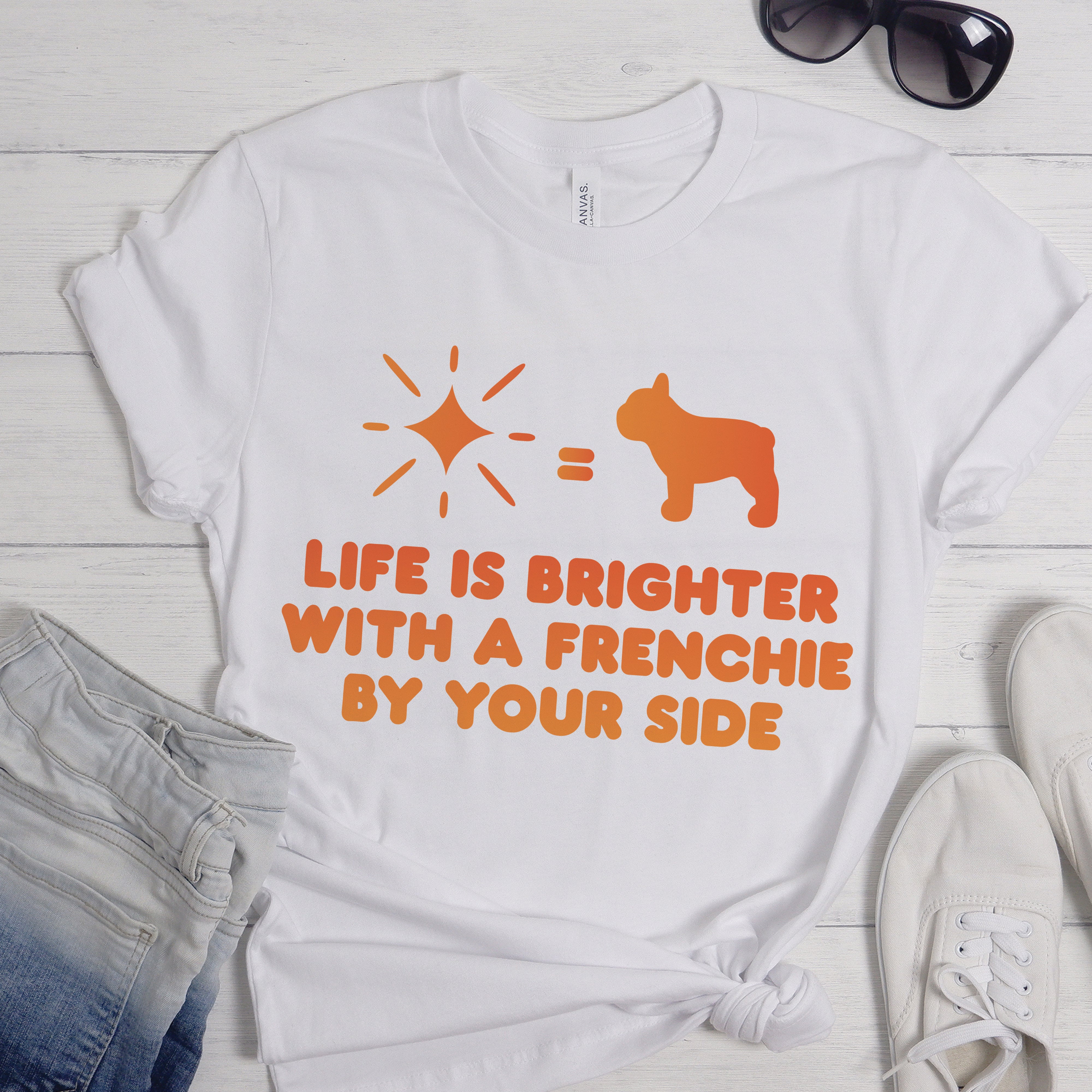 Frenchie Lovers' Fashion - Bulldog Inspired Unisex T-shirt Outdoor Style