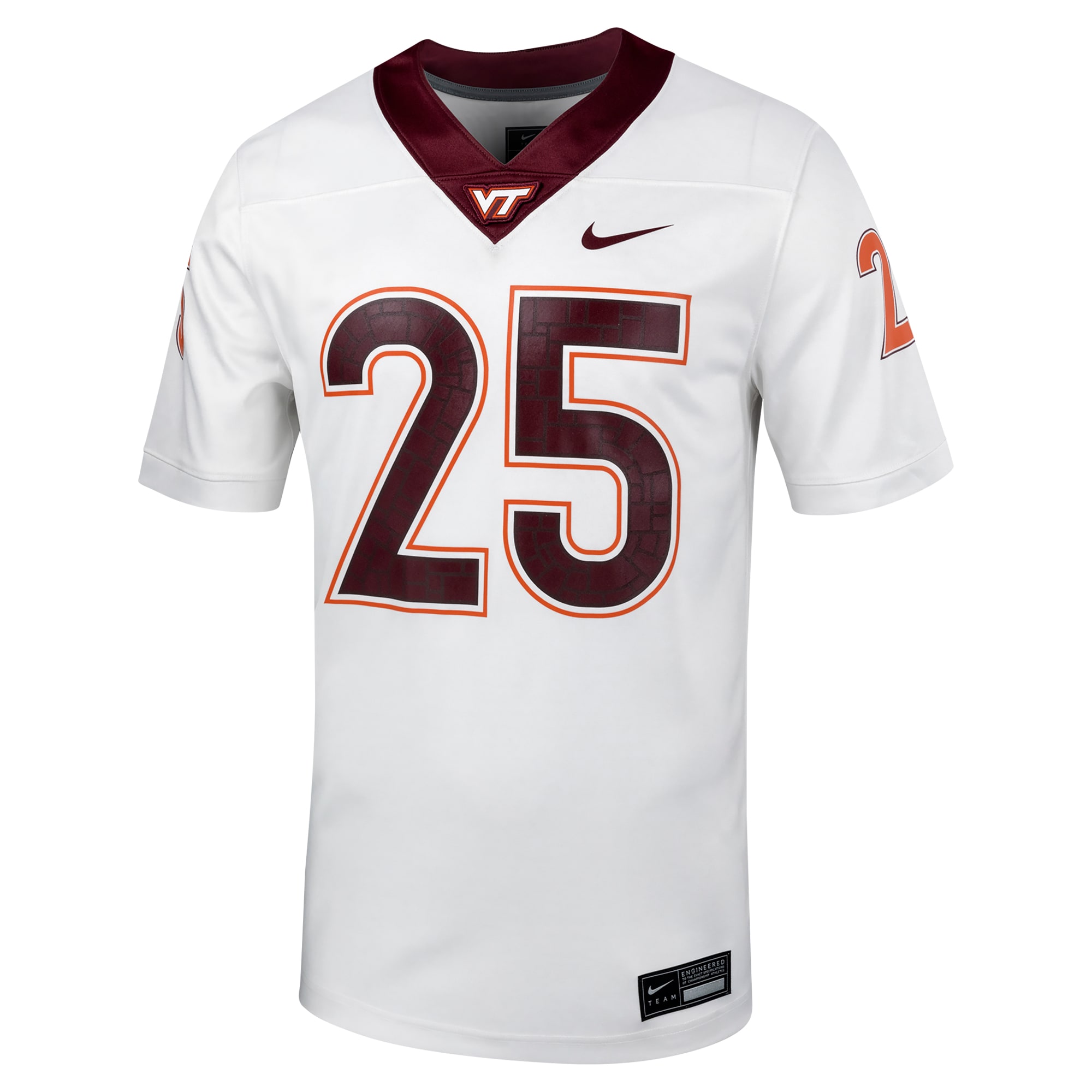 [DDG] Virginia Tech Hokies Untouchable Football Jersey - White