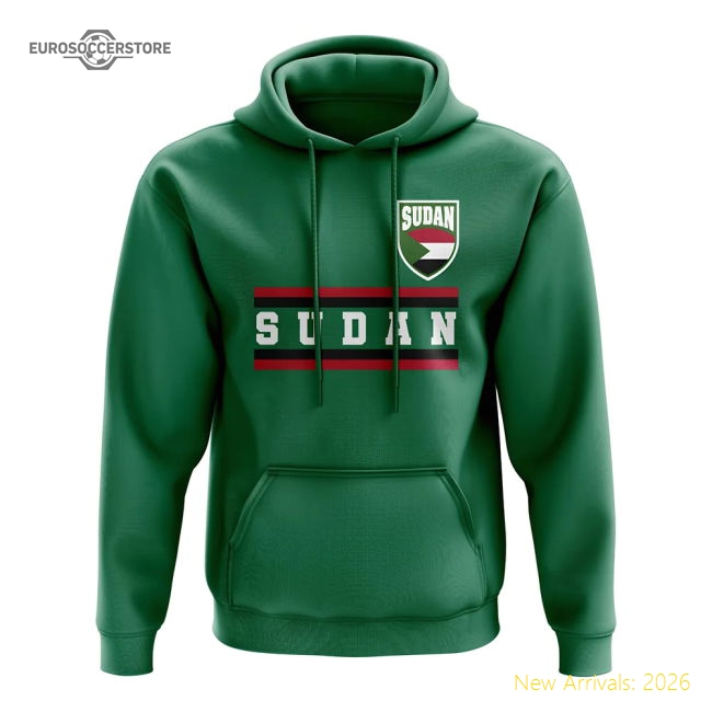 First-class Sudan Core Football Country Hoody (green) - Supporter Edition