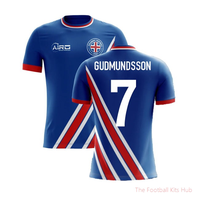 [JED] 2025/26 Iceland Airo Home Shirt (Gudmundsson 7)