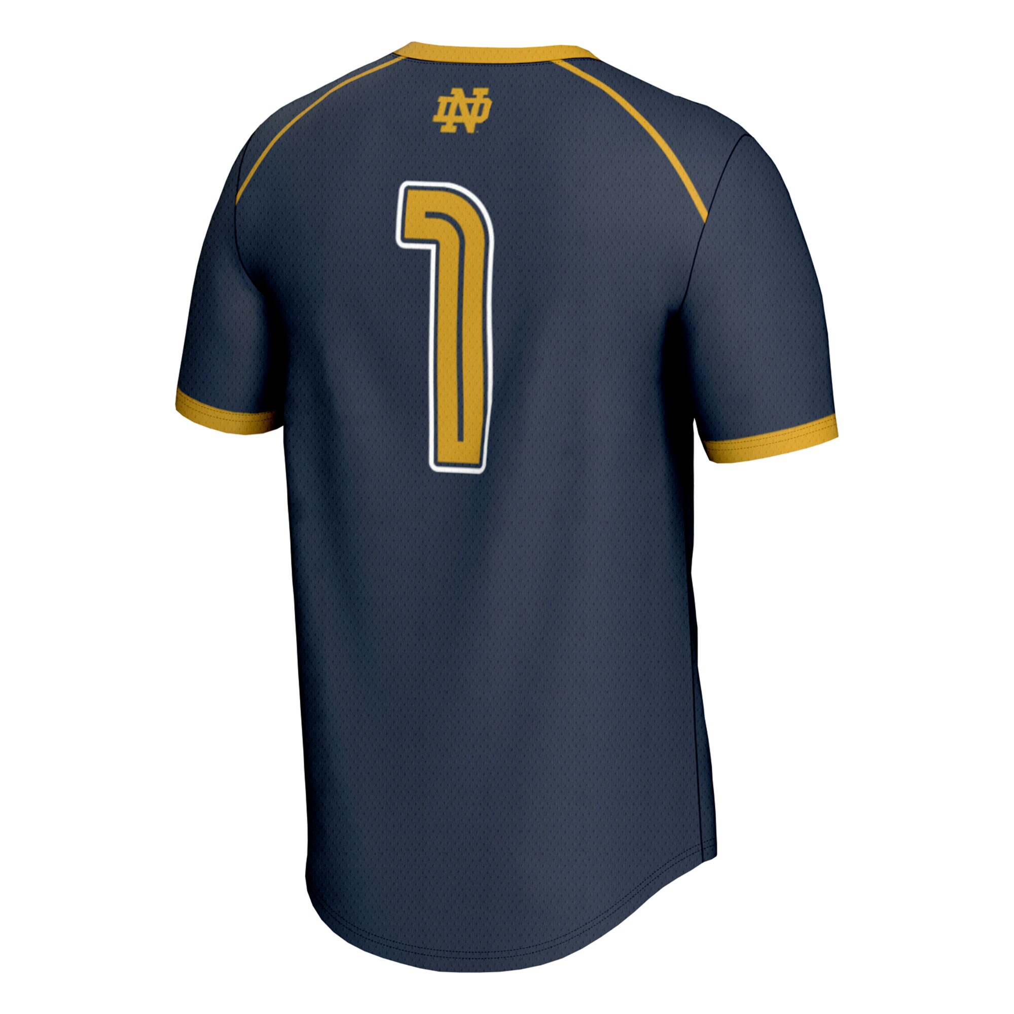 [NJP] Notre Dame Fighting Irish GameDay Greats Unisex Lightweight Women's Lacrosse Jersey - Navy