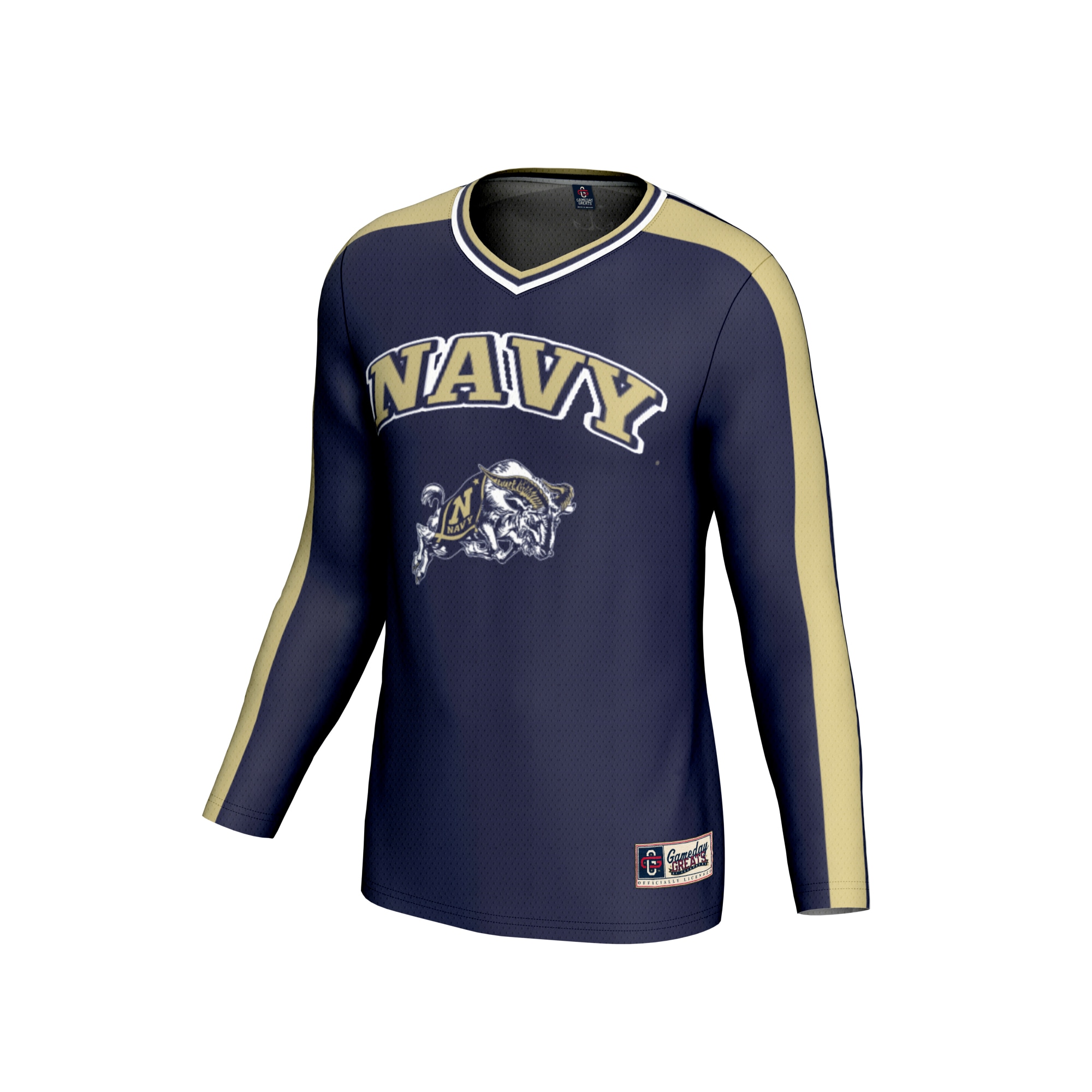 [DDG] Navy Midshipmen GameDay Greats Unisex #1 Lightweight Volleyball Fashion Jersey - Navy