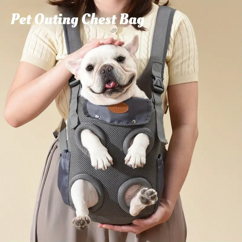 French Bulldog Puppack French Bulldog Chest Carrier – Breathable Double
