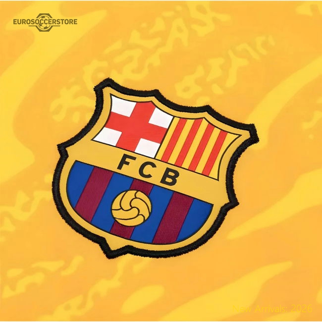 Professional-Grade 2024-2025 Barcelona Away Goalkeeper Shirt (Yellow)