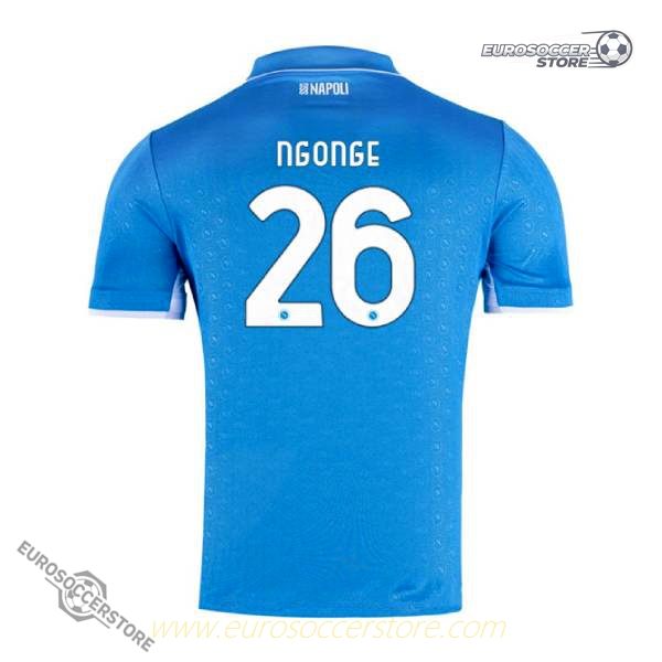S.S.C. Napoli 2024-25 Season Home Jersey - Ngonge #26