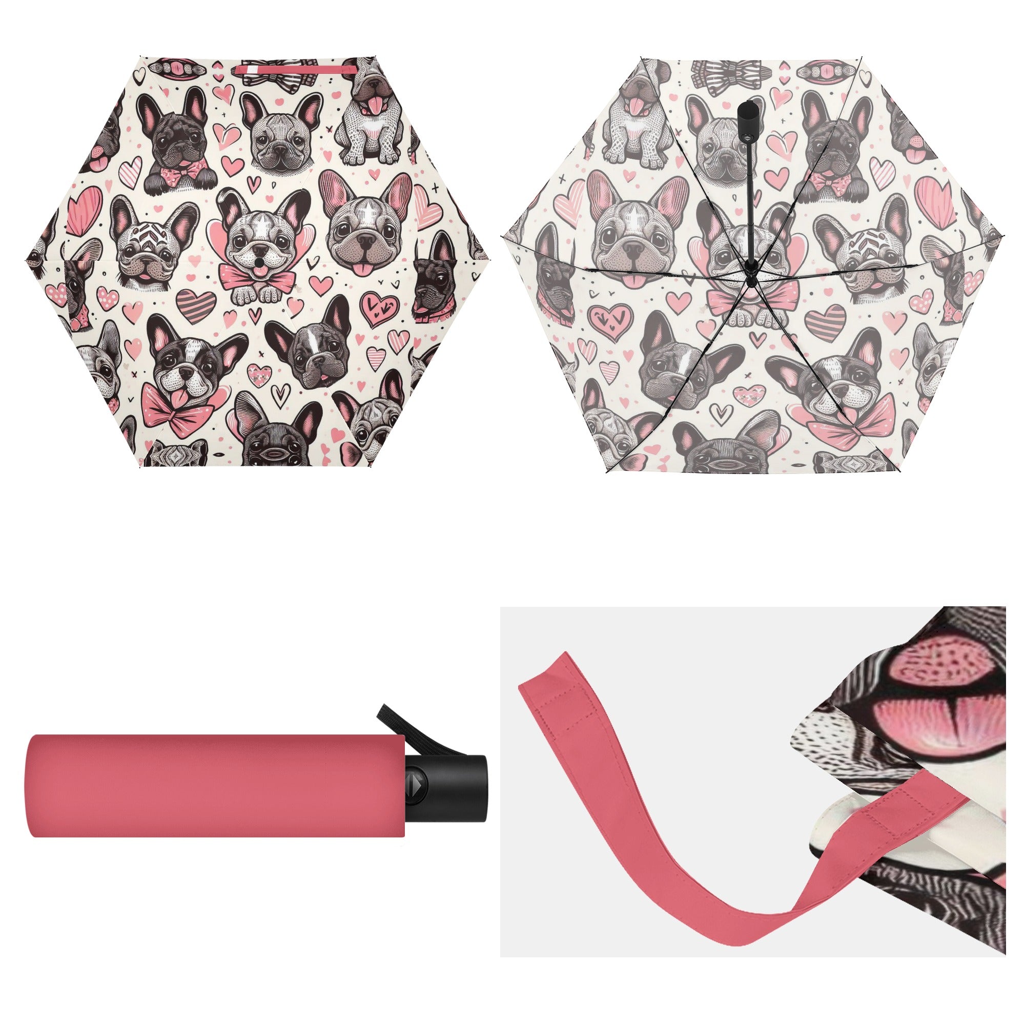 Lifestyle-Driven Cozy Stylish Lola - Umbrella for French Bulldog Lovers