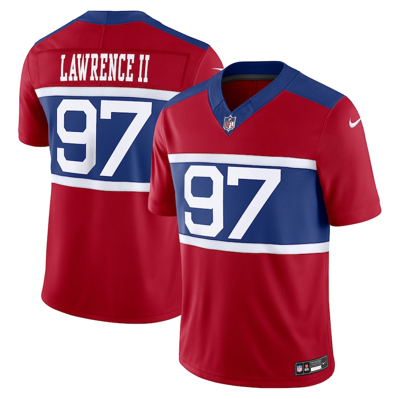 None Dexter Lawrence II NY Giants Energetic Premium Jersey Game Day We